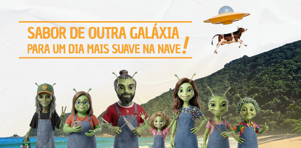 Família Penna-Jácomo - Sabor de outra galáxia para um dia mais suave na nave!